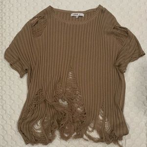 Distressed top